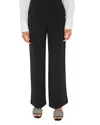 Whistles Womens Black Ezra Side-stripe High-rise Woven Trousers In Black