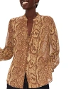 Whistles Serpent Print Shirt In Snake Print