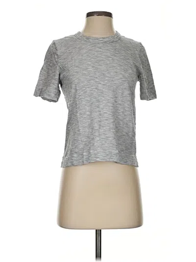 Pre-owned Whistles Short Sleeve Turtleneck In Gray