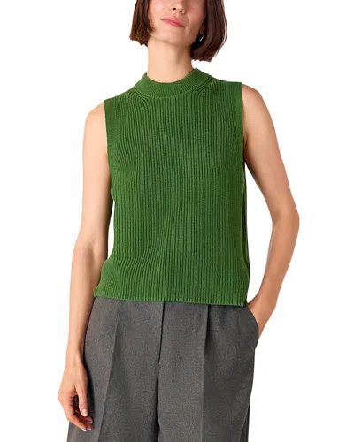 Whistles Sleeveless Sweater In Green