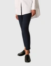 Whistles Super Stretch Trouser In Blue