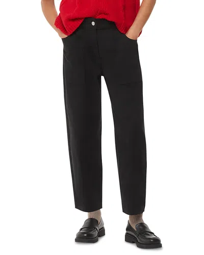 Whistles Tess Casual Pants In Black