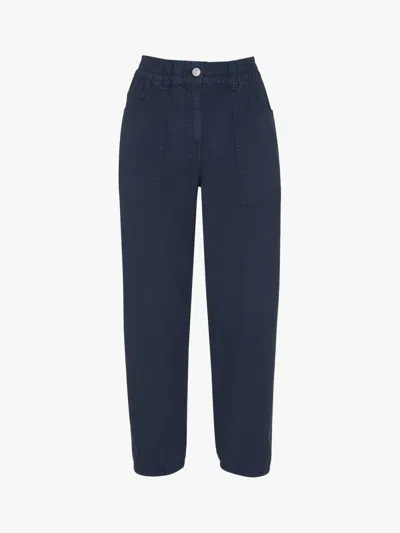 Whistles Tessa Boyfriend Pants In Navy