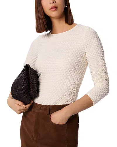 Whistles Textured Circle Jersey Top In Multi