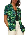 Whistles Womens Multi-coloured Floral-print Crepe Shirt 8 In Multi