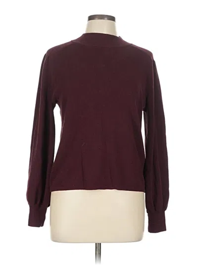 Pre-owned Whistles Turtleneck Sweater In Burgundy
