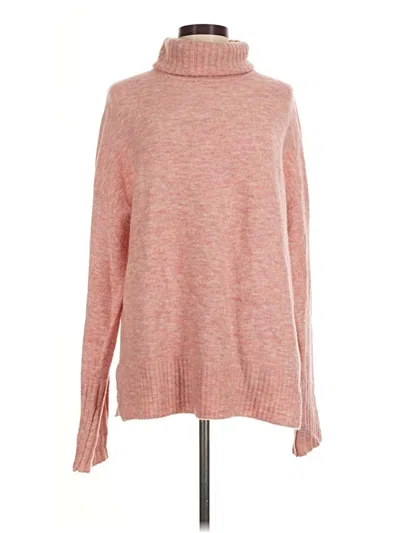 Pre-owned Whistles Turtleneck Sweater In Pink