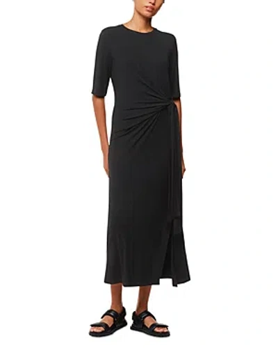 WHISTLES TWIST FRONT JERSEY DRESS