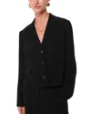 Whistles Ultimate Crepe Blazer In Black