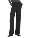Whistles Petites Ponte Wide Leg Pants In Black