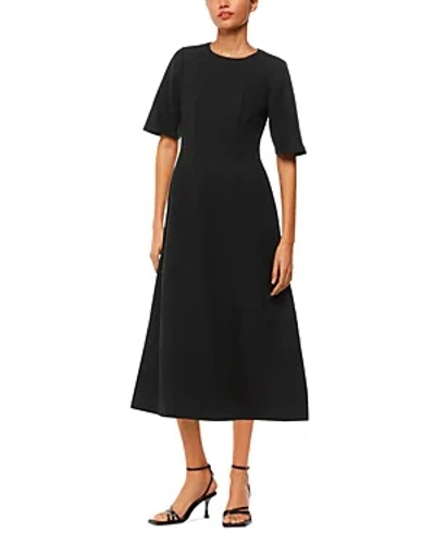 Whistles Veda Midi Dress In Black