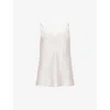 Whistles Lace Trim Camisole Top In Cream