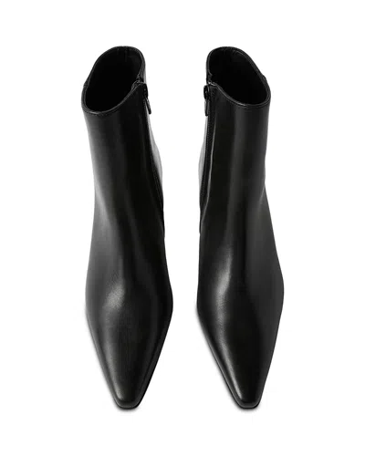 Whistles Women's Leather Kitten Heel Ankle Boots In Black