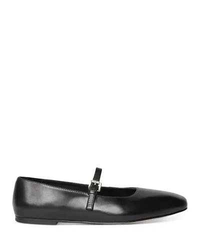 Whistles Women's Leather Mary Jane Ballet Flats In Black