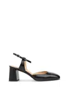 Whistles Matilda Block Heel Shoe In Black