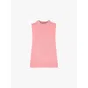 Whistles Indie Rib Detail Tank Top In Pink