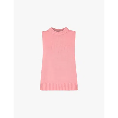 WHISTLES OMENS WHISTLES INDIE RELAXED-FIT RIBBED COTTON TANK