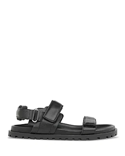 WHISTLES WOMEN'S RIA BLACK SPORTY VELCRO SANDALS