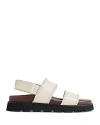 Whistles Ruben Whipstitch Velcro Sandal, Size 38 In Ivory/multi