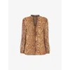 Whistles Serpent Print Shirt In Snake Print