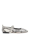 Whistles Elba Snake Ballet Pump, Size 39 In Black/multi