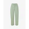 Whistles Womens Striped Drawstring-waist Cotton Pyjama Bottoms In Multicolour