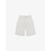 WHISTLES WHISTLES WOMEN'S WHITE PATCH-POCKET REGULAR-FIT DENIM SHORTS