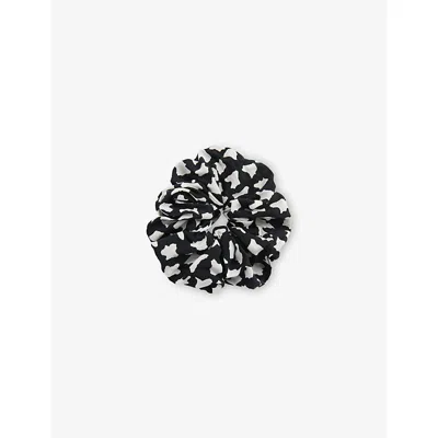 Whistles Omens  Abstract-pattern Woven Scrunch