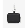 Whistles Black Bibi Leather Keyring In Black