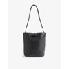 Whistles Womens Black Cleo Leather Bucket Bag In Black