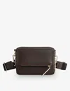 Whistles Womens Brown Bibi Pebbled-leather Cross-body Bag In Brown
