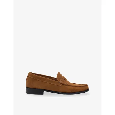 Whistles Omens  Manny Suede Loaf In Brown