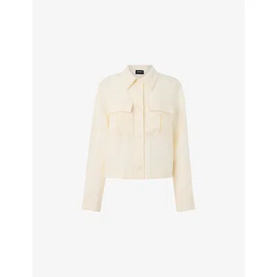 Whistles Omens  Abby Chest-pocket Linen Jacket