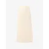 Whistles Womens Lucie Boucle Cotton-blend Midi Skirt Cream In Cream