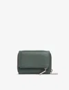 Whistles Womens Dark Green Bibi Leather Purse 1 Size In Dark Green