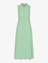 Whistles Womens Multi-coloured Graphic-print Woven Maxi Dress In Multi-coloured