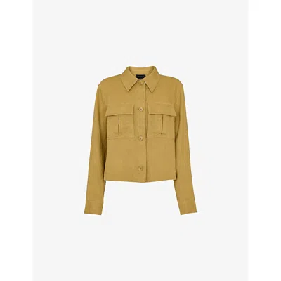 Whistles Omens  Abby Patch-pocket Regular-fit Linen Jacket