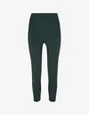 Whistles Womens Khaki/olive High-rise 7/8 Sports Leggings In Khaki/olive