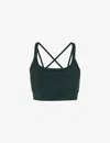 Whistles Scoop-neck Cross-back Stretch-recycled Nylon In Green