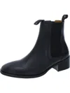 WHISTLES WOMENS LEATHER PULL ON CHELSEA BOOTS