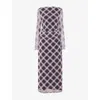 Whistles Womens Multi-coloured Check Mesh Midi Dress In Pink