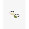 Whistles Womens Resin-embellished Set Of Two Woven Hair Ties Multi-coloured