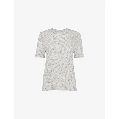 Whistles Omens  Rosa Double-trim Regular-fit Striped Cotton T-shirt