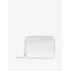 Whistles Omens  Koa Compact Leather Purs In Silver