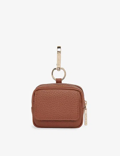Whistles Tan Bibi Front-flap Leather Keyring