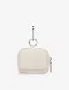 Whistles White Bibi Leather Keyring In White