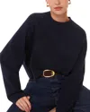 WHISTLES WOOL CROPPED KNIT SWEATER