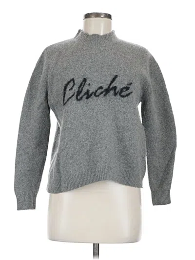 Pre-owned Whistles Wool Pullover Sweater In Gray