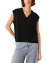 Whistles Wool Sleeveless Sweater In Black