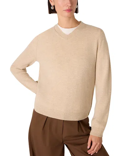 Whistles Wool Sweater In Neutral